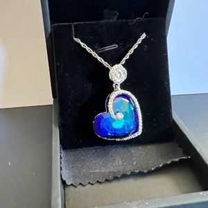 J Nina Swarovski Crystal Necklace-NIB